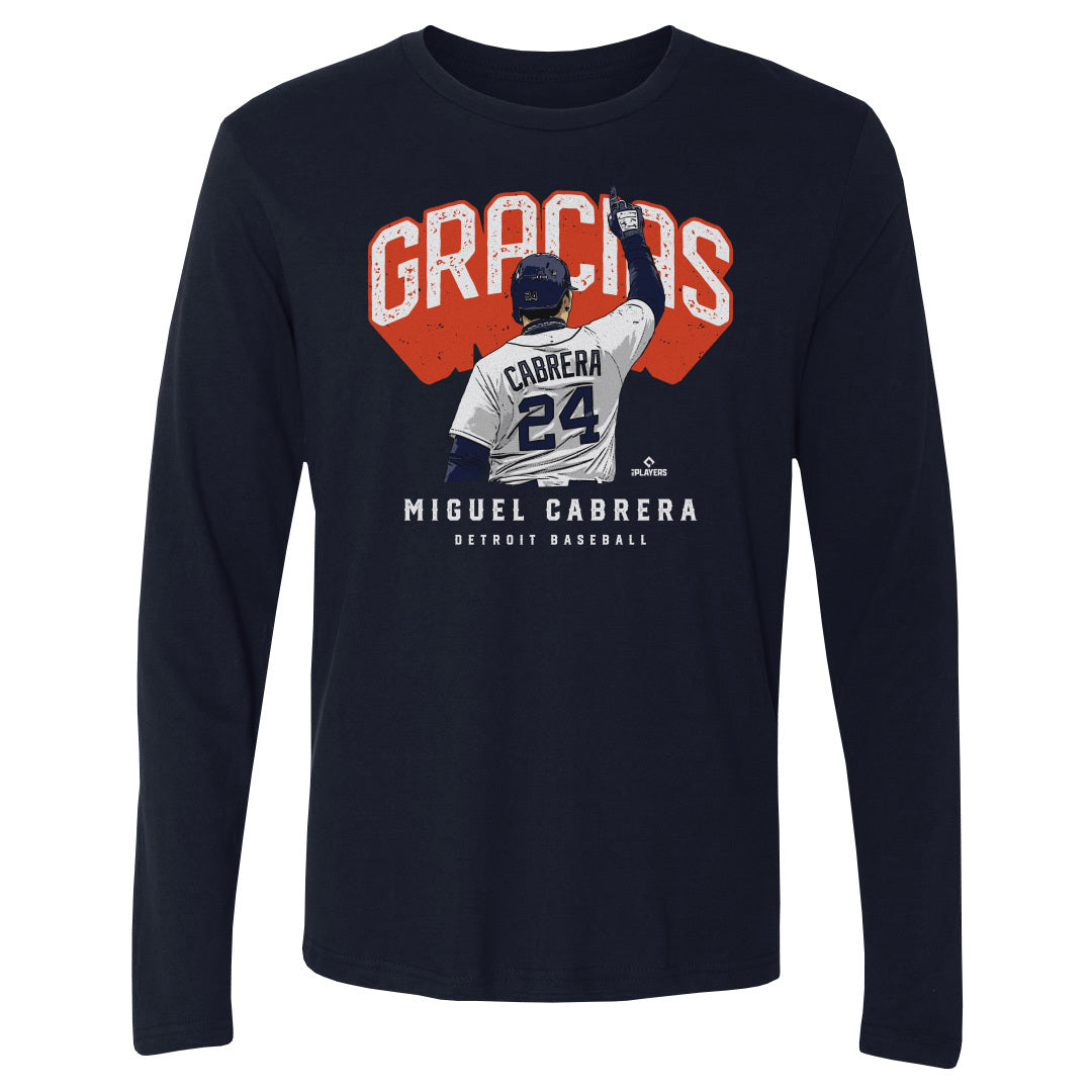 Miguel Cabrera Men&#39;s Long Sleeve T-Shirt | 500 LEVEL