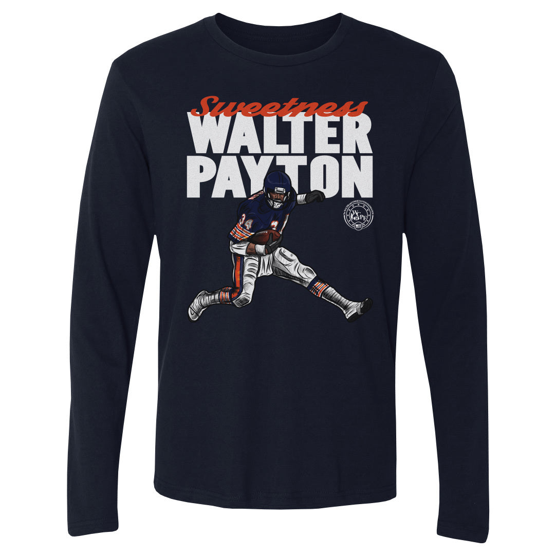 Walter Payton Men's Long Sleeve T-Shirt | 500 LEVEL