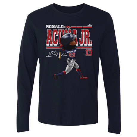 Ronald Acuna Jr. Men's Long Sleeve T-Shirt | 500 LEVEL