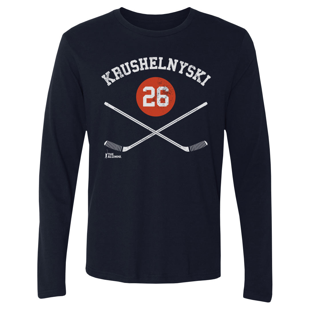 Mike Krushelnyski Men's Long Sleeve T-Shirt | 500 LEVEL