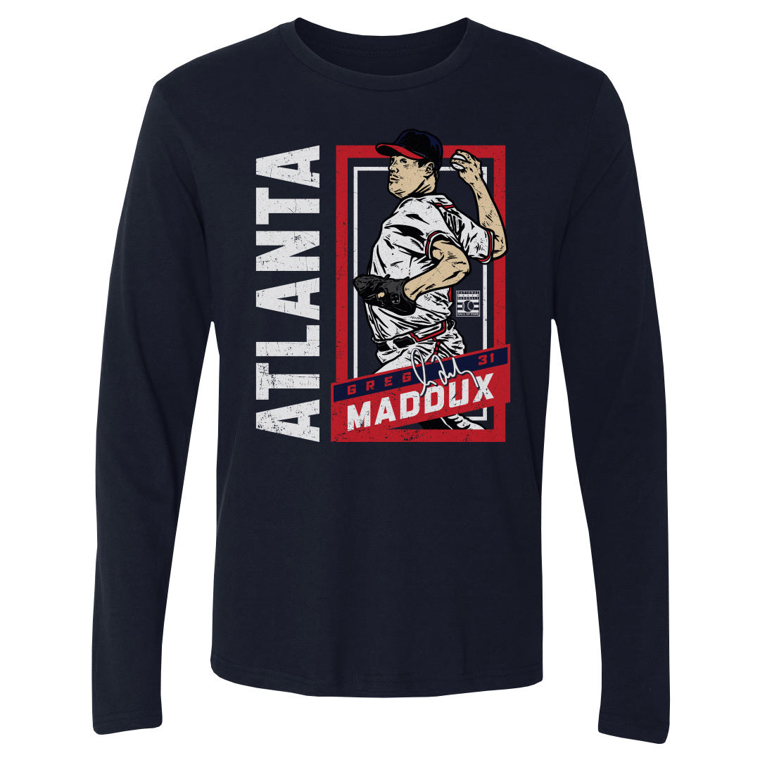 Greg Maddux Men's Long Sleeve T-Shirt | 500 LEVEL