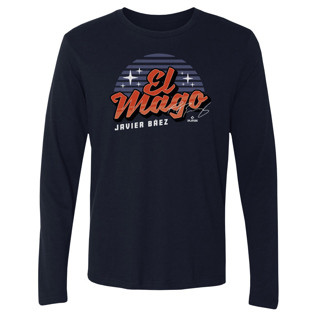Javier Baez Men's Long Sleeve T-Shirt | 500 LEVEL