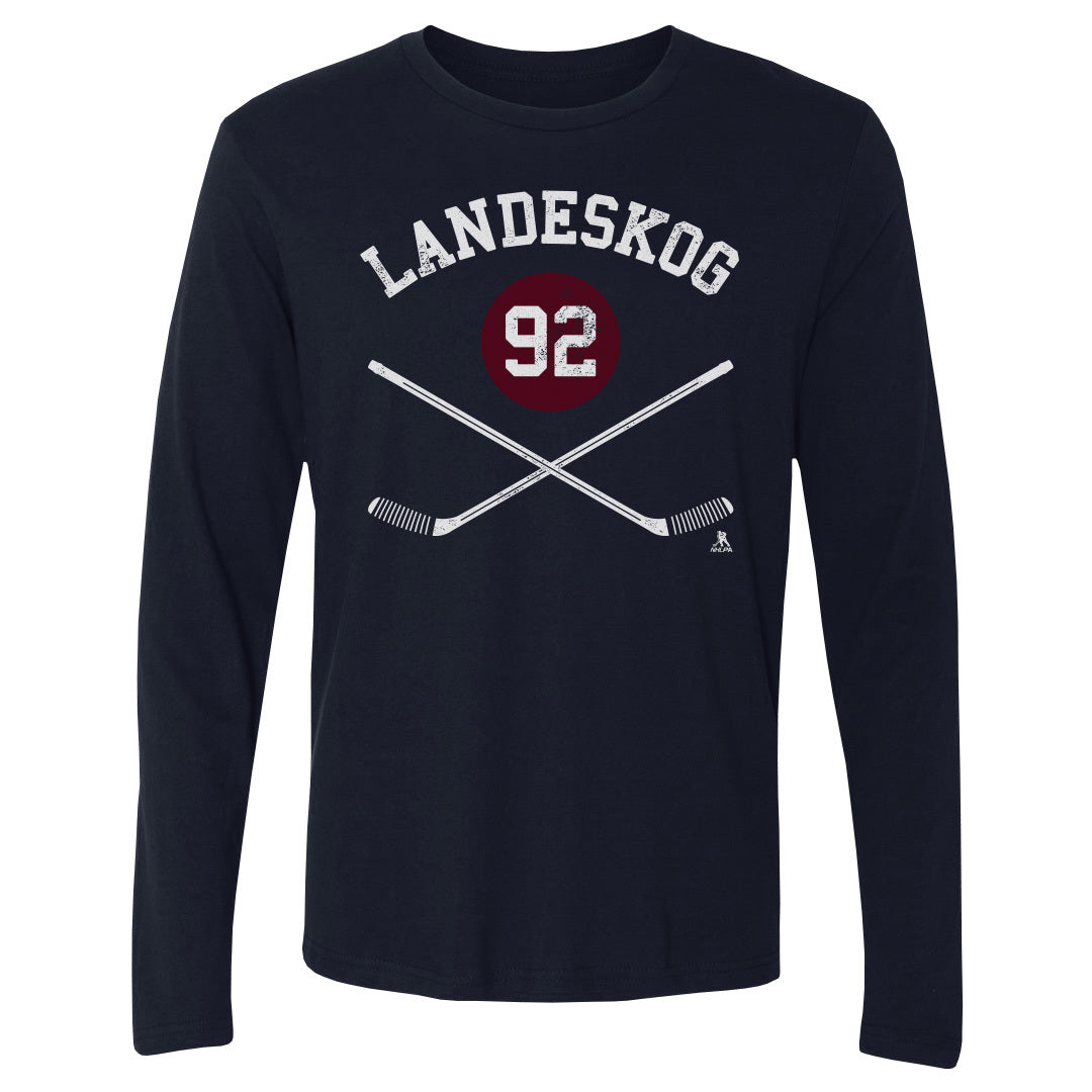 Gabriel Landeskog Men&#39;s Long Sleeve T-Shirt | 500 LEVEL