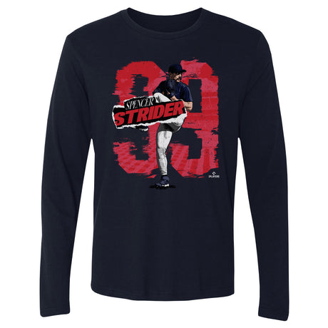 Spencer Strider Men's Long Sleeve T-Shirt | 500 LEVEL