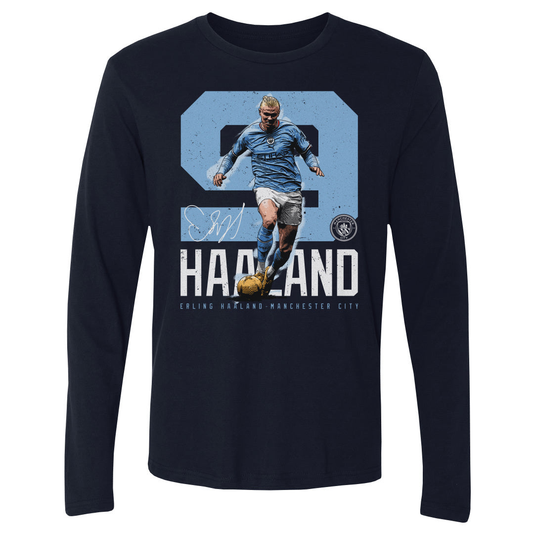 Erling Haaland Men's Long Sleeve T-Shirt | 500 LEVEL