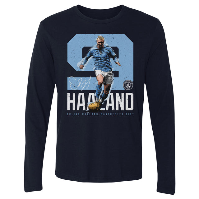 Erling Haaland Men's Long Sleeve T-Shirt | 500 LEVEL
