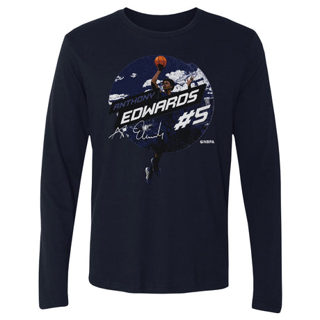Anthony Edwards Men's Long Sleeve T-Shirt | 500 LEVEL