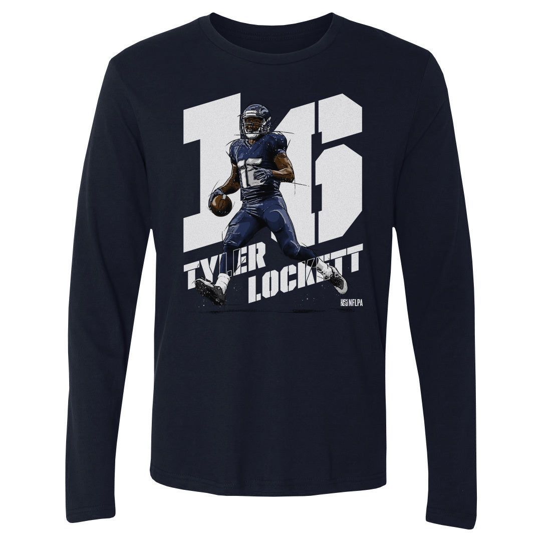 Tyler Lockett Men&#39;s Long Sleeve T-Shirt | 500 LEVEL