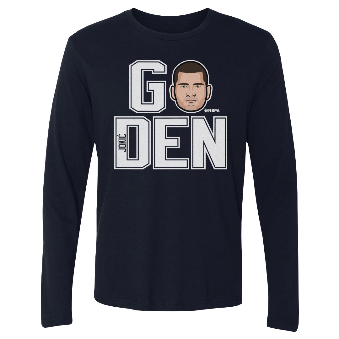 Nikola Jokic Men's Long Sleeve T-Shirt | 500 LEVEL