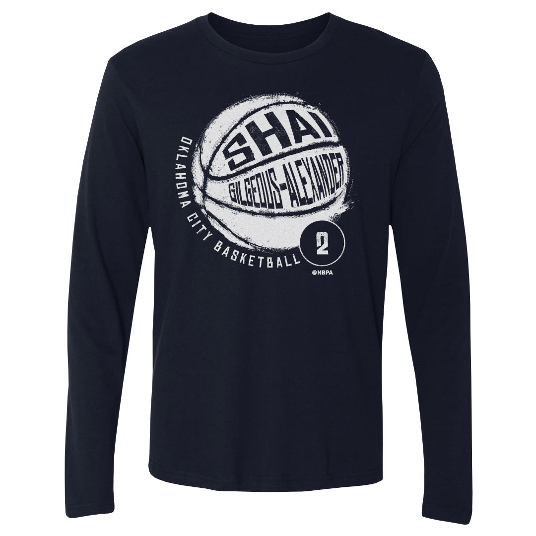 Shai Gilgeous-Alexander Men&#39;s Long Sleeve T-Shirt | 500 LEVEL