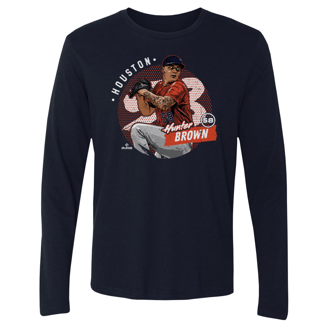 Hunter Brown Men's Long Sleeve T-Shirt | 500 LEVEL