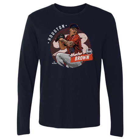 Hunter Brown Men's Long Sleeve T-Shirt | 500 LEVEL