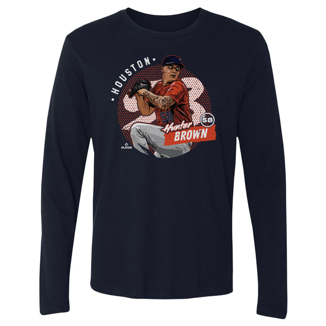 Hunter Brown Men's Long Sleeve T-Shirt | 500 LEVEL