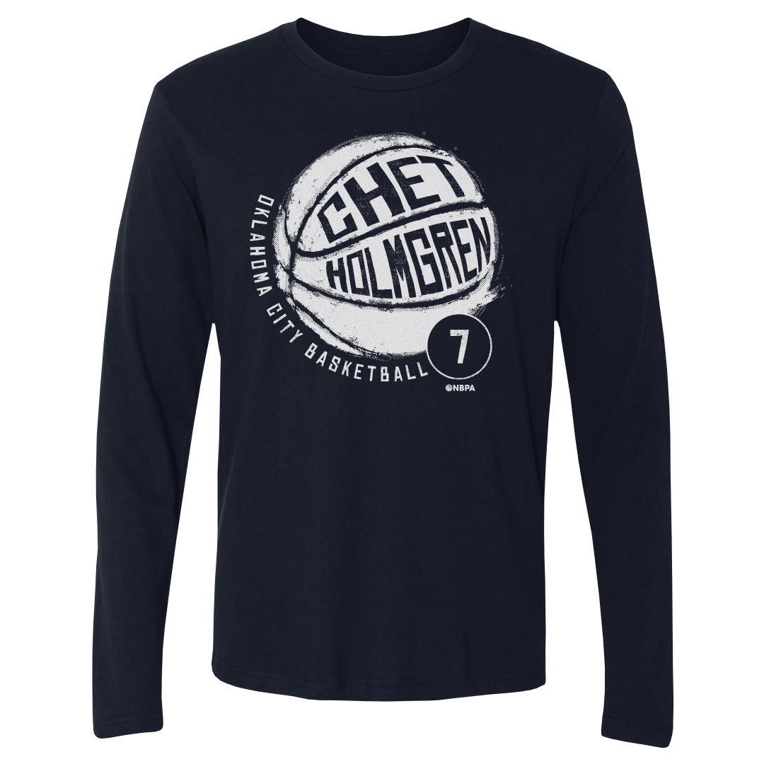 Chet Holmgren Men's Long Sleeve T-Shirt | 500 LEVEL