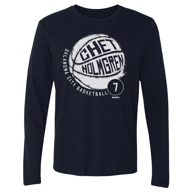 Chet Holmgren Men's Long Sleeve T-Shirt | 500 LEVEL