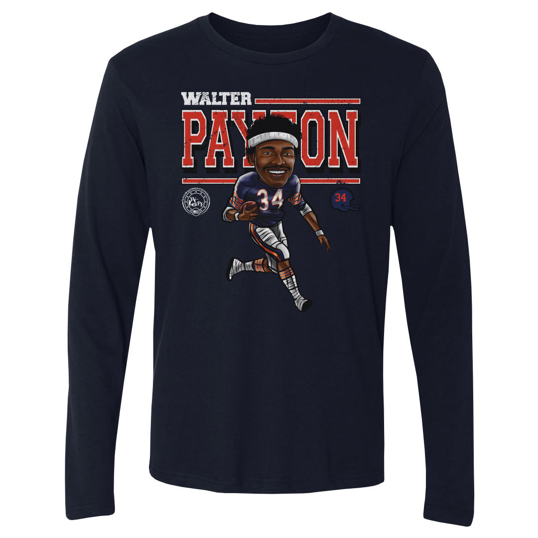 Walter Payton Men's Long Sleeve T-Shirt | 500 LEVEL