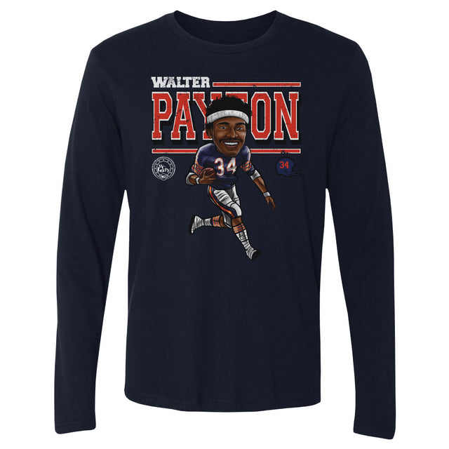 Walter Payton Men's Long Sleeve T-Shirt | 500 LEVEL