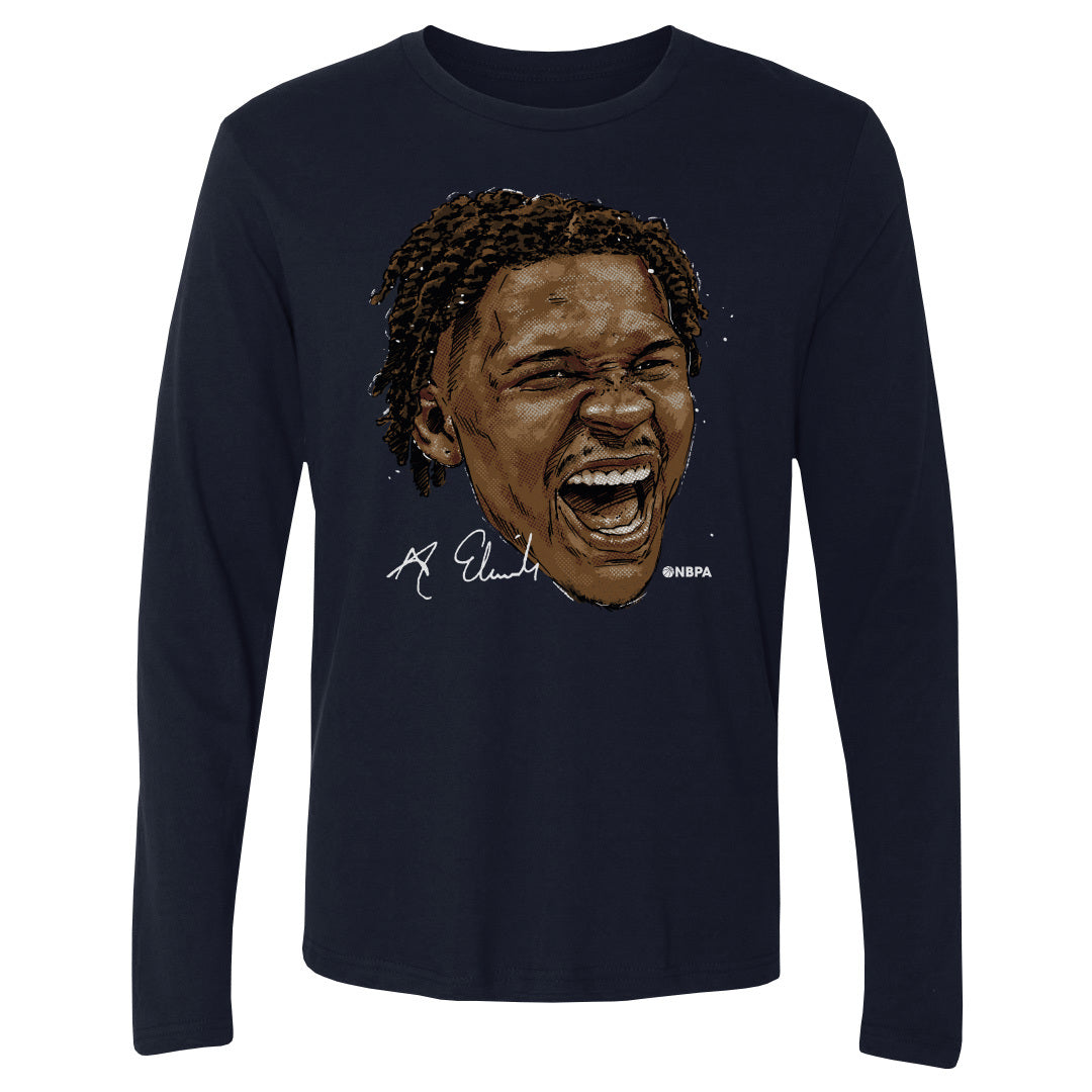 Anthony Edwards Men's Long Sleeve T-Shirt | 500 LEVEL