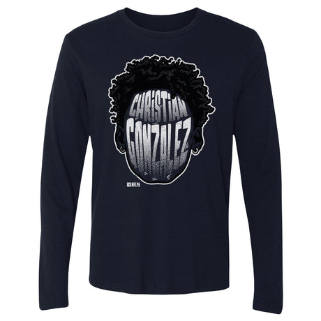 Christian Gonzalez Men's Long Sleeve T-Shirt | 500 LEVEL