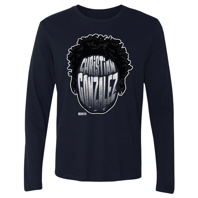 Christian Gonzalez Men's Long Sleeve T-Shirt | 500 LEVEL