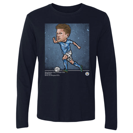 Kevin De Bruyne Men's Long Sleeve T-Shirt | 500 LEVEL