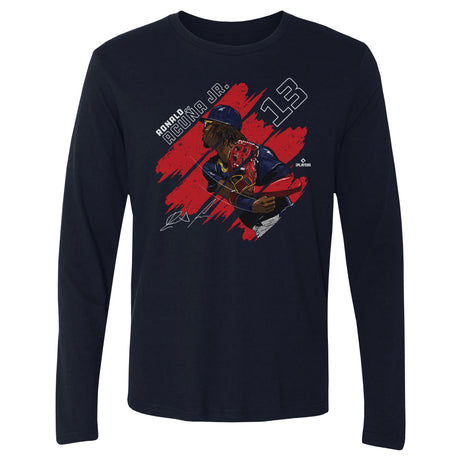 Ronald Acuna Jr. Men's Long Sleeve T-Shirt | 500 LEVEL
