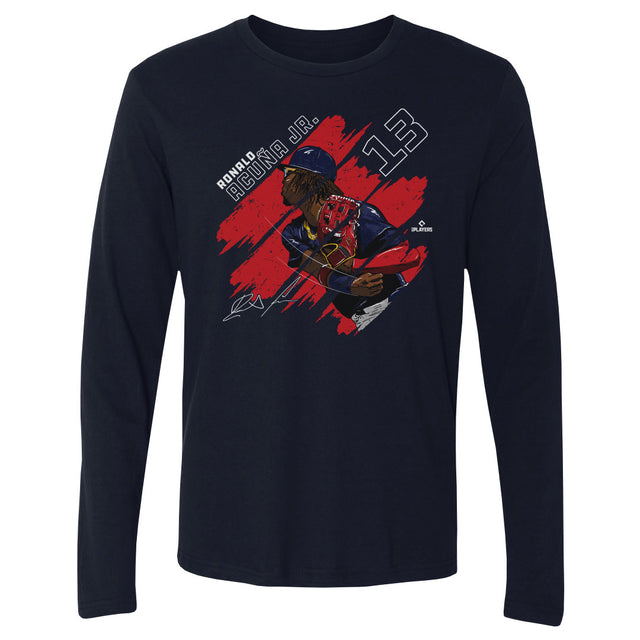 Ronald Acuna Jr. Men's Long Sleeve T-Shirt | 500 LEVEL