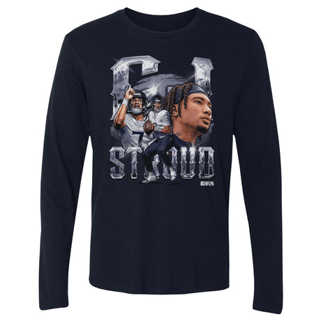 C.J. Stroud Men's Long Sleeve T-Shirt | 500 LEVEL