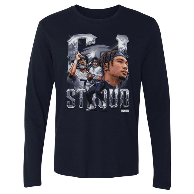C.J. Stroud Men's Long Sleeve T-Shirt | 500 LEVEL