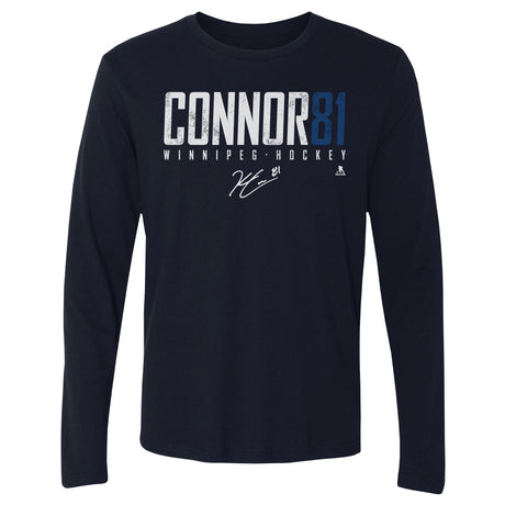 Kyle Connor Men's Long Sleeve T-Shirt | 500 LEVEL