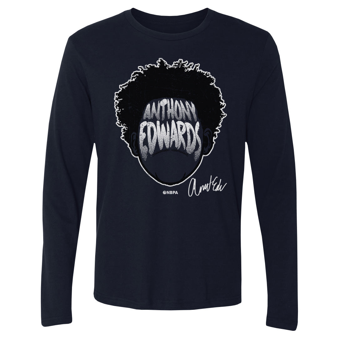 Anthony Edwards Men's Long Sleeve T-Shirt | 500 LEVEL