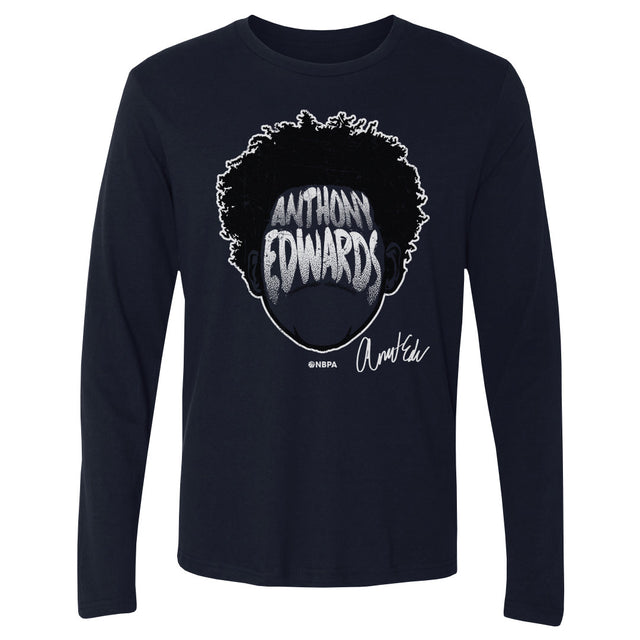 Anthony Edwards Men's Long Sleeve T-Shirt | 500 LEVEL