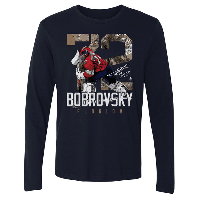 Sergei Bobrovsky Men's Long Sleeve T-Shirt | 500 LEVEL