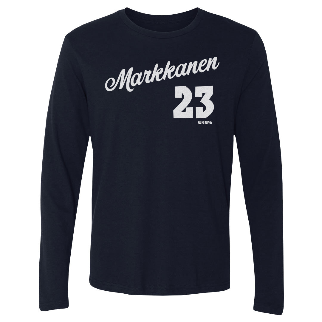 Lauri Markkanen Men's Long Sleeve T-Shirt | 500 LEVEL