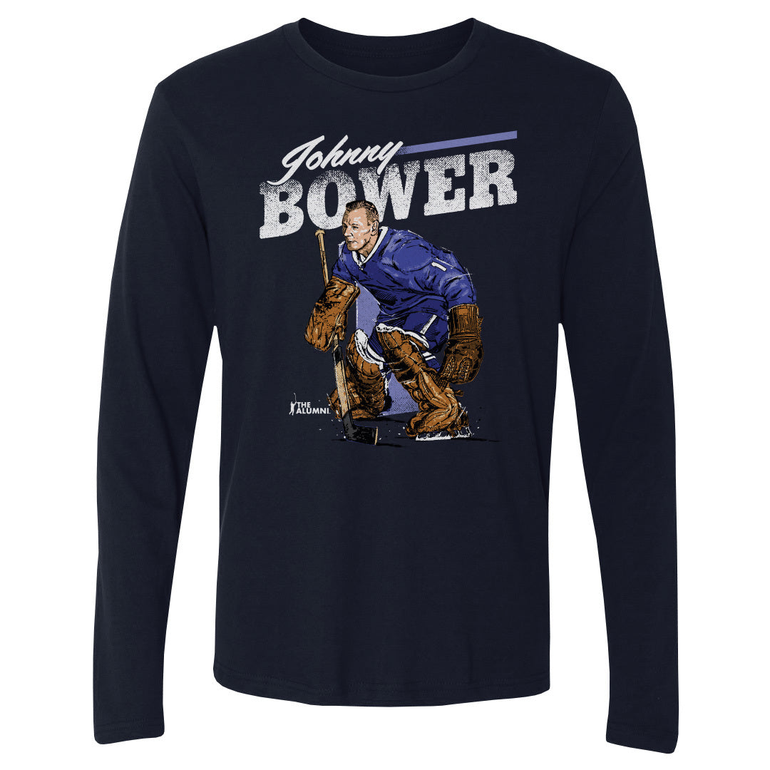 Johnny Bower Men's Long Sleeve T-Shirt | 500 LEVEL