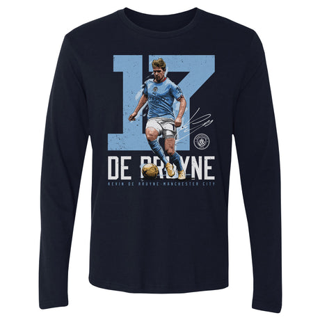 Kevin De Bruyne Men's Long Sleeve T-Shirt | 500 LEVEL