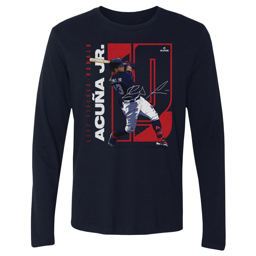 Ronald Acuna Jr. Men's Long Sleeve T-Shirt | 500 LEVEL
