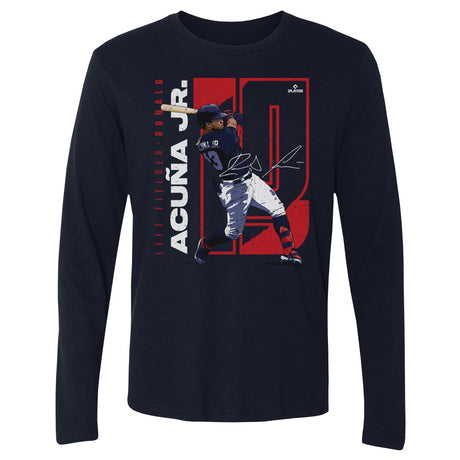 Ronald Acuna Jr. Men's Long Sleeve T-Shirt | 500 LEVEL