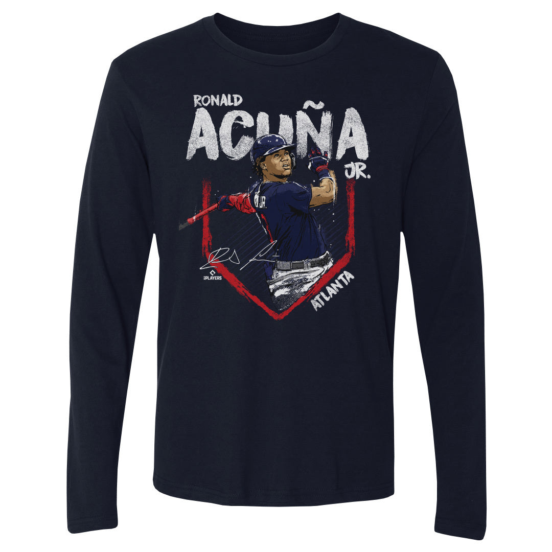Ronald Acuna Jr. Men&#39;s Long Sleeve T-Shirt | 500 LEVEL
