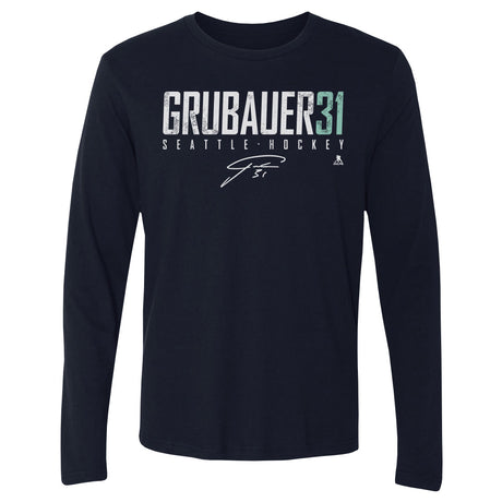 Philipp Grubauer Men's Long Sleeve T-Shirt | 500 LEVEL