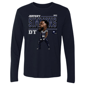 Jeffery Simmons Men's Long Sleeve T-Shirt | 500 LEVEL