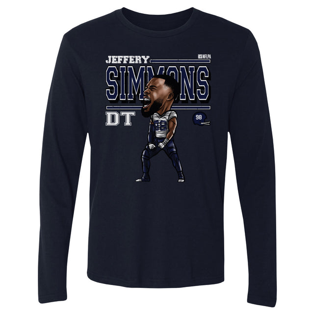 Jeffery Simmons Men's Long Sleeve T-Shirt | 500 LEVEL