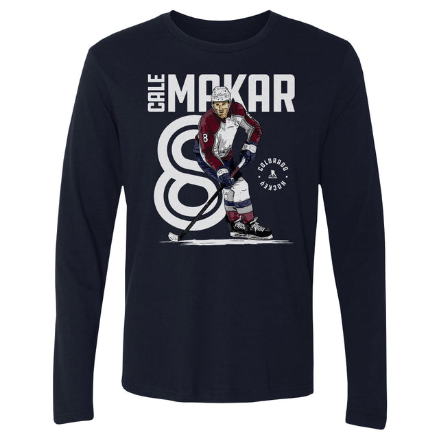 Cale Makar Men's Long Sleeve T-Shirt | 500 LEVEL