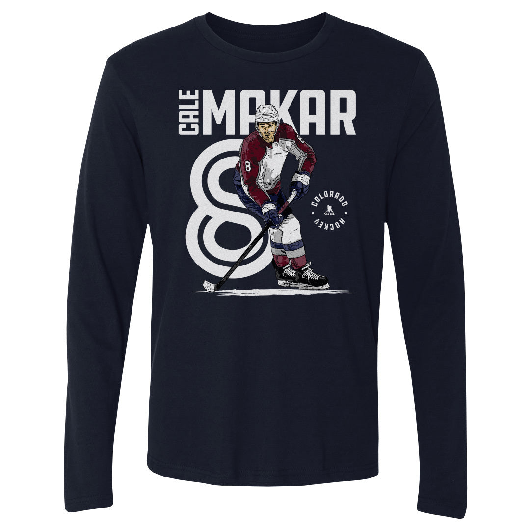 Cale Makar Men&#39;s Long Sleeve T-Shirt | 500 LEVEL