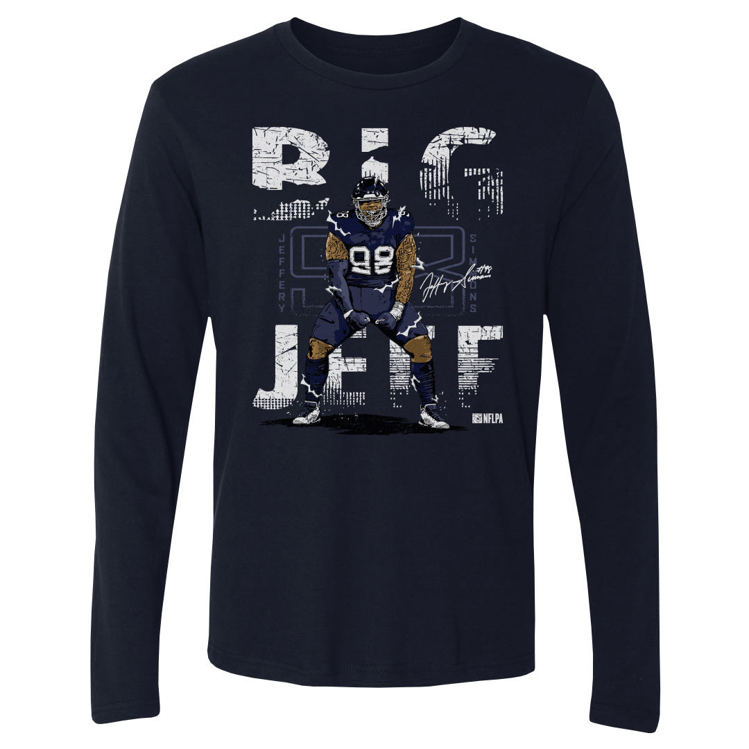 Jeffery Simmons Men's Long Sleeve T-Shirt | 500 LEVEL