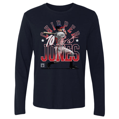 Chipper Jones Men's Long Sleeve T-Shirt | 500 LEVEL