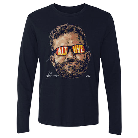 Jose Altuve Men's Long Sleeve T-Shirt | 500 LEVEL