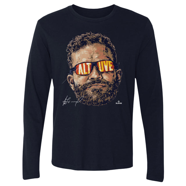 Jose Altuve Men's Long Sleeve T-Shirt | 500 LEVEL