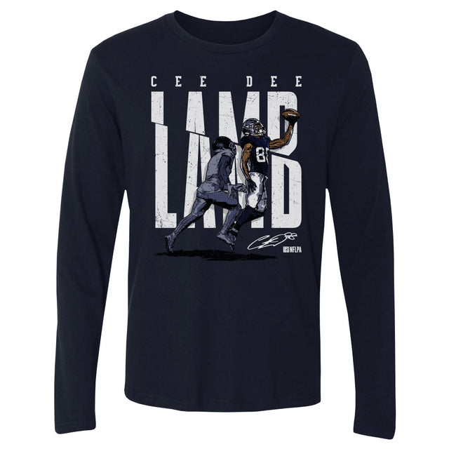 CeeDee Lamb Men's Long Sleeve T-Shirt | 500 LEVEL
