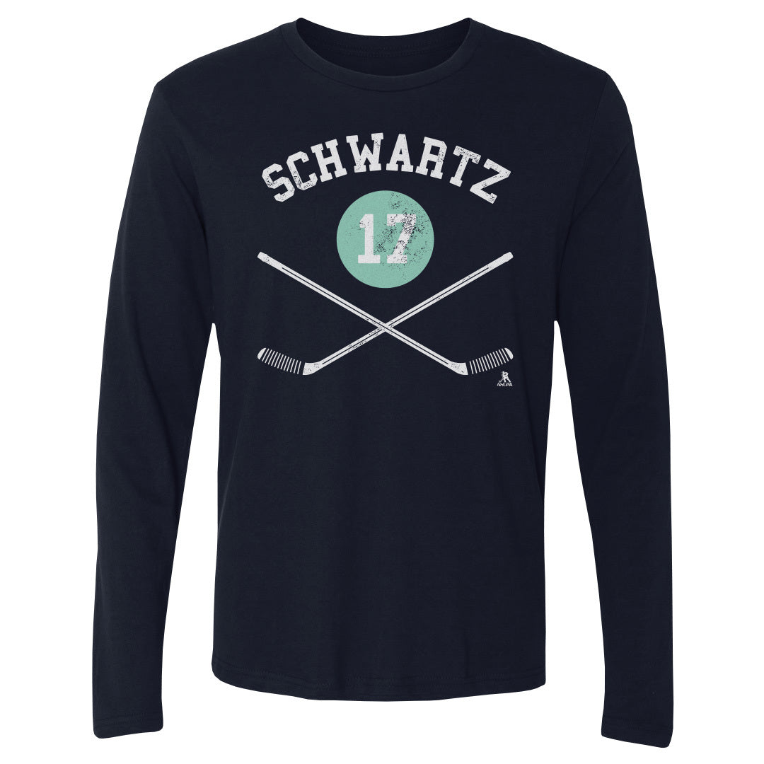 Jaden Schwartz Men's Long Sleeve T-Shirt | 500 LEVEL